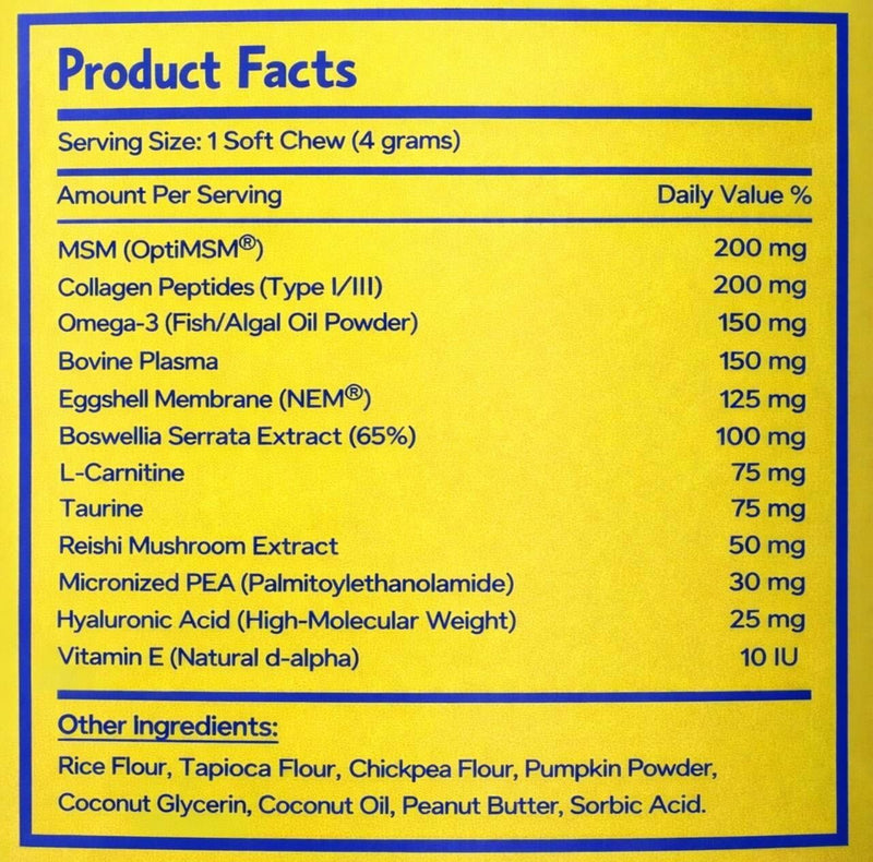 Elko Premium Joint Health Chews - Improved Formula